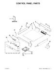 Diagram for 01 - Control Panel Parts