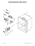 Diagram for 02 - Refrigerator Liner Parts