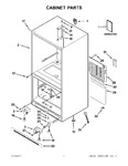 Diagram for 01 - Cabinet Parts