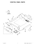 Diagram for 01 - Control Panel Parts