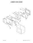 Diagram for 05 - Lower Oven Door