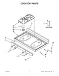 Diagram for 01 - Cooktop Parts