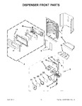 Diagram for 09 - Dispenser Front Parts