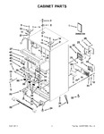 Diagram for 01 - Cabinet Parts