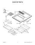 Diagram for 01 - Cooktop Parts