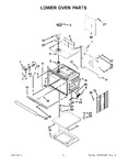 Diagram for 03 - Lower Oven Parts