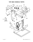 Diagram for 01 - Top And Console Parts