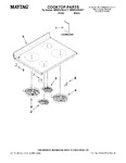 Diagram for 01 - Cooktop Parts