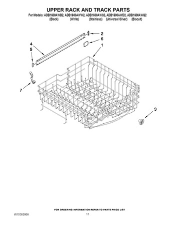 Diagram for ADB1600AWW2