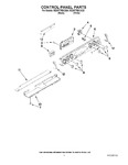 Diagram for 02 - Control Panel Parts