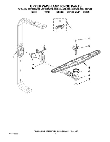 Diagram for ADB1600AWW2