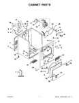 Diagram for 01 - Cabinet Parts