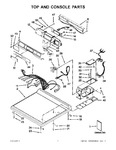 Diagram for 01 - Top And Console Parts