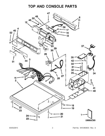 Diagram for MDG25PDAXW2