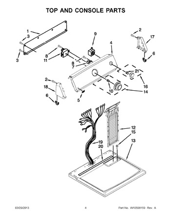 Diagram for YMEDC200XW3