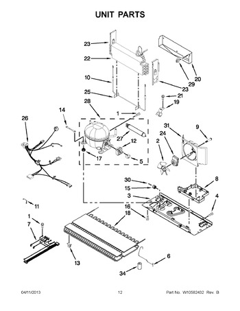 Diagram for AFD2535DEW11