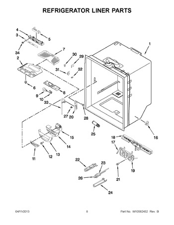 Diagram for AFD2535DEW11