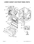 Diagram for 01 - Lower Cabinet And Front Panel Parts