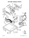 Diagram for 01 - Top And Console Parts