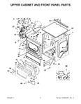 Diagram for 03 - Upper Cabinet And Front Panel Parts