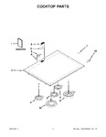 Diagram for 01 - Cooktop Parts