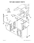 Diagram for 01 - Top And Cabinet Parts