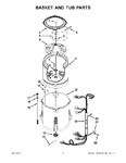 Diagram for 03 - Basket And Tub Parts