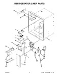 Diagram for 02 - Refrigerator Liner Parts