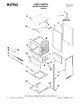 Diagram for 01 - Oven Parts