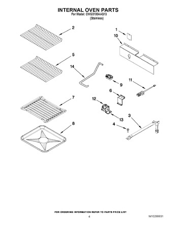 Diagram for CWG3100AAS13