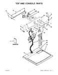 Diagram for 01 - Top And Console Parts