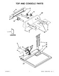 Diagram for 01 - Top And Console Parts