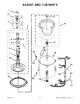 Diagram for 03 - Basket And Tub Parts