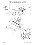 Diagram for 01 - Top And Console Parts