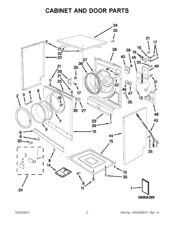 Diagram for MED7500YW0