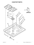 Diagram for 01 - Cooktop Parts