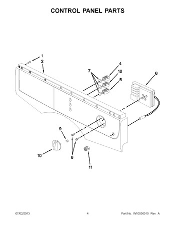 Diagram for MED7500YW0