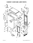 Diagram for 01 - Cabinet, Door And Liner Parts