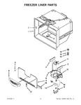 Diagram for 02 - Freezer Liner Parts