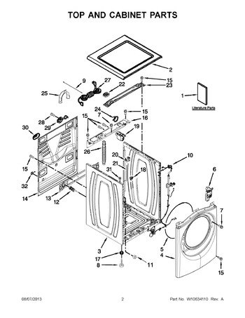 Diagram for NFW5700BW0