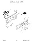 Diagram for 03 - Control Panel Parts