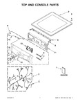 Diagram for 01 - Top And Console Parts