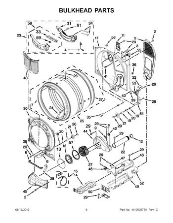 Diagram for YMED7000XW3