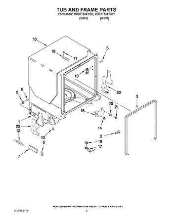 Diagram for MDBTT53AWW2