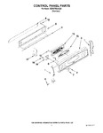 Diagram for 02 - Control Panel Parts