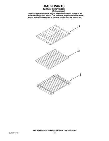 Diagram for MGR6775BDS19