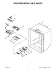 Diagram for 05 - Refrigerator Liner Parts