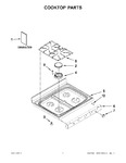 Diagram for 02 - Cooktop Parts