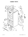 Diagram for 02 - Cabinet Parts