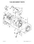 Diagram for 06 - Tub And Basket Parts